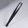 Direct, wide tweezers, 9 cm, black color