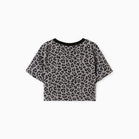 T-shirt Baby shortened KAFTAN TRENDY GREY, R.36 (134-140)-9