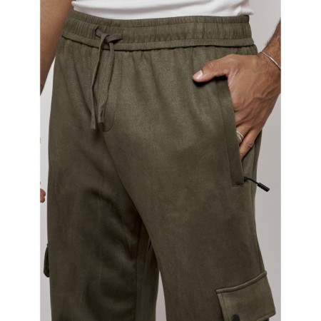 Sports pants, size 48, khaki color-11