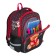 School backpack 37 x 28 x 13 cm, ergonomic back, Across 557, black/red CS23-557-10