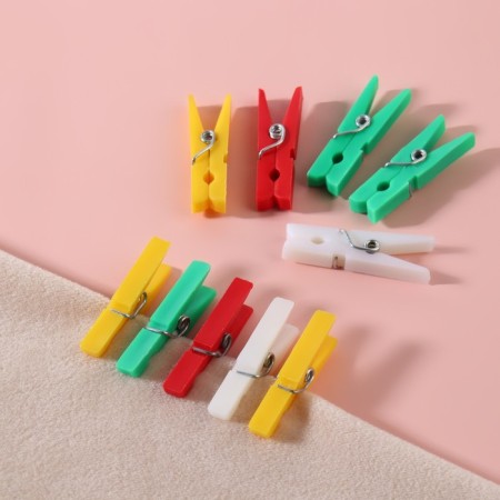 Brongs for sewing, 3 × 0.5 × 0.3 cm, 10 pcs, color colorful-2