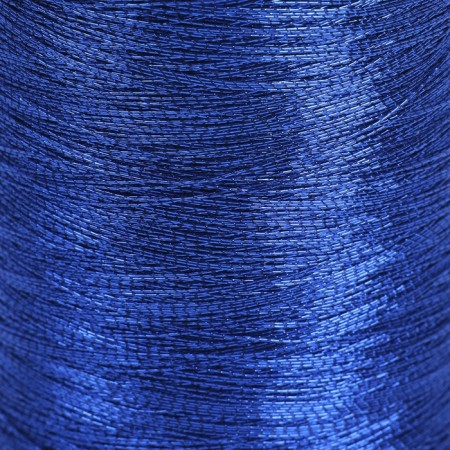 Metallized thread, 91 ± 1 m, 6 pcs, blue color-1