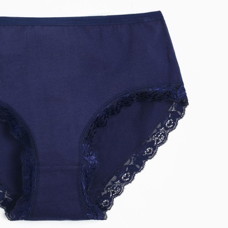 Panties female color dark blue, size 52-54-1