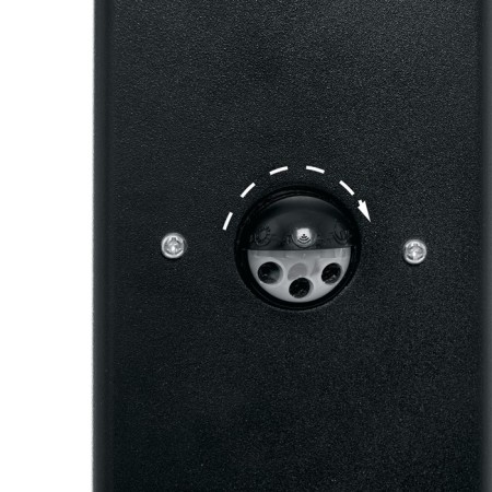 Sadovo-park lamp Feron DH0207, IP44, E27, 10 W, 80x80x450 mm, black color-3