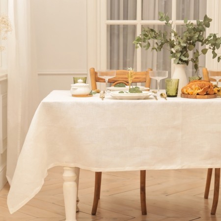 Sl Home "Facile" tablecloth 180x140cm, flax 100%, 210 g/m2-7