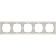 Frame for 5 posts WL03-FRAME-05, ivory color