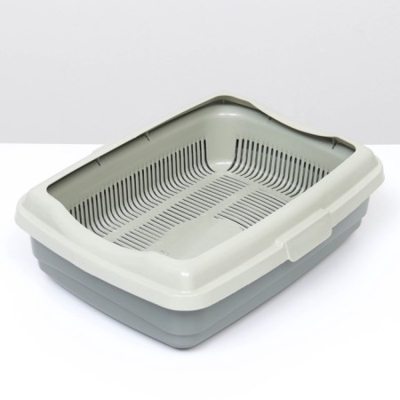 The tray is large with the net and the ATLANTIS "Standard", 43 x 33 x 12.5 cm, gray-7