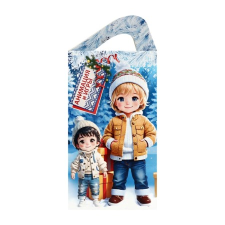 "Big" Big "kids" with animation 750 g New Year's gift set No. 347-1