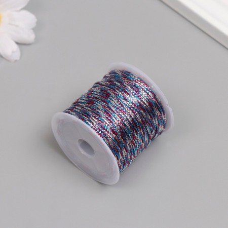 Contain cord on the Blue Videlet Bobin winding 15 m thick 2 mm 4.3x4.7x4.7 cm-1