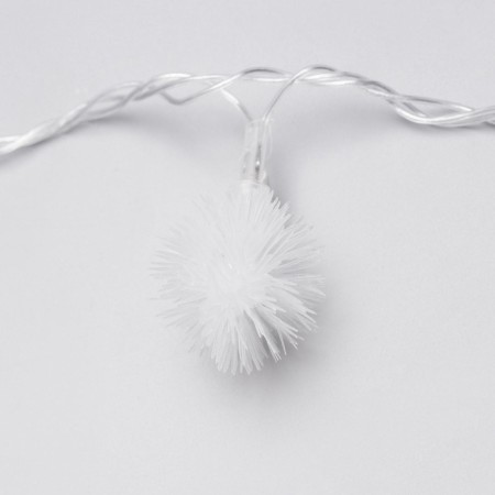 Garland “thread” 5 m with nozzles “Hedgehogs”, IP20, transparent thread, 20 LED, glow of multi (RG/RB), flashing, 220 V-11