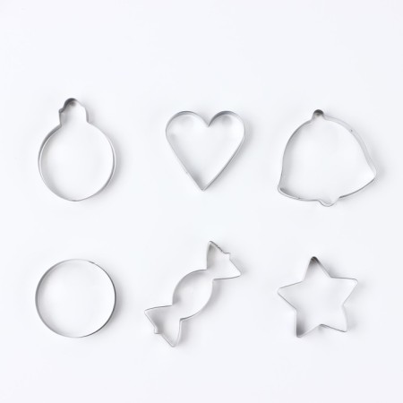 New Year. A set of cookies "Christmas tree", 6 pcs-1