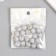Beads for creativity plastic "Gray Storm" matte D = 1.2 cm set 20 g