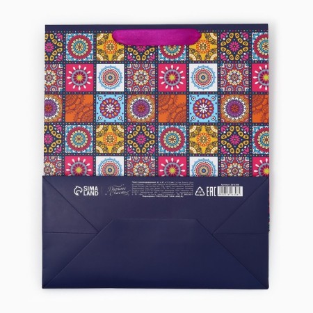 Package Gift Laminated Vertical, Packaging, Mosaica, Ml 23 x 27 x 11.5 cm-6