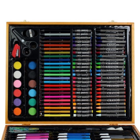 Drawing for drawing in a wooden pencil case-4