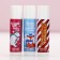 Gift set of cosmetics "Snow Winter!", Lip balm 3 x 10 g, pure happiness