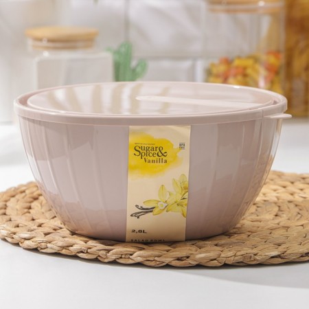 Saladnik with a fiesta lid, 2.8 l, color mix-4