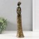 Souvenir Polystone "African in a dress with a coloring zebra" 6.8x6.3x29.3 cm