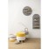 Puff Devy, 400 × 400 × 400 mm, beige / gray color
