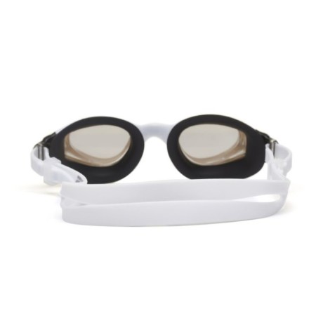 ATEMI N9303M swimming glasses, silicone, white/black color-2