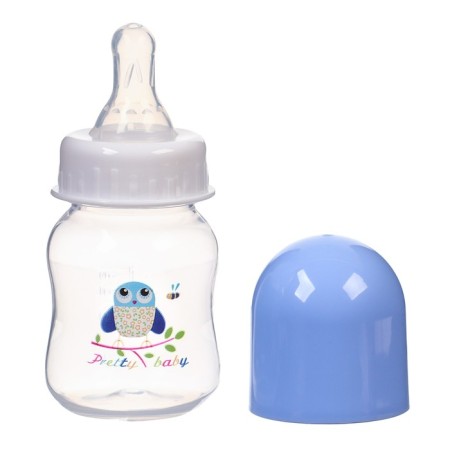 A bottle for feeding, a classic throat, 60 ml., From 3 months., Blue color-1