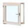 Window, 50 × 50cm, double glass of linden