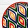 Lryagan Round Rishtan Ceramics 28 cm, Atlas in Dagger Pack