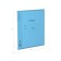 A notebook of 18 sheets in a cage, Erichkrause "Coverprio Vivid classics, plastic cover, offset 100% white, blue