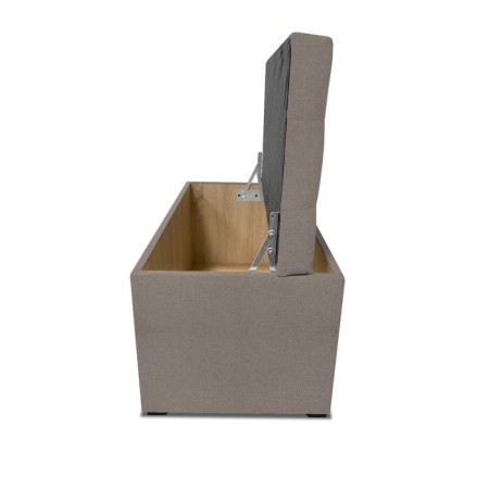 Puff with a lid and weighting, 800 × 400 × 420 mm, Bahama mitch, Ash color-4