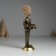 Polystone souvenir "Soldier with a drum" 5x6x19 cm