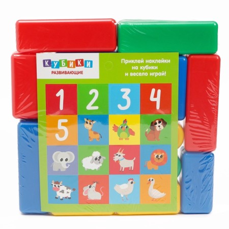 Construction set, 20 elements 4 x 4 cm-5