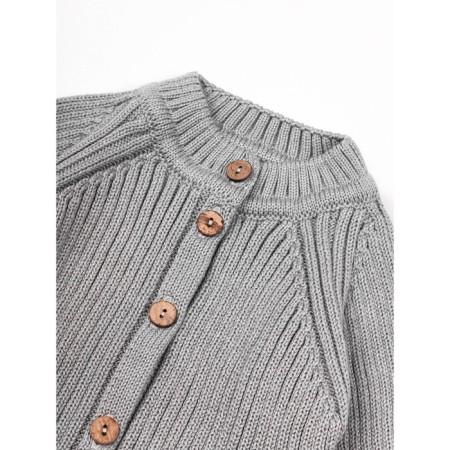 Knitted Knot Killed with Pure Love Tot hat, height 68 cm, color gray color-7