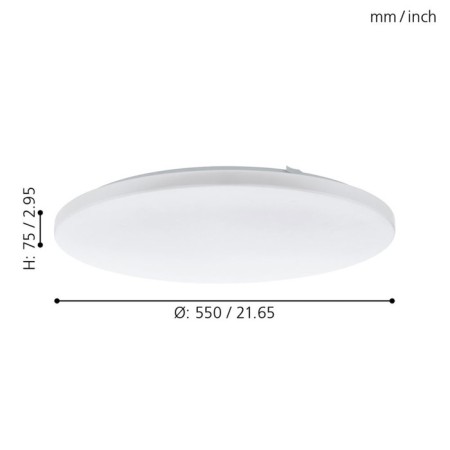 Frania lamp, 1x49.5W LED, 3000K, 5700LM, white color-2