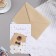 A postcard with a wooden element "Happy Birthday!" Handmade, flowers, butterfly, 14.7x10.5