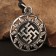 Amulet "Fern flower, overcoming grass", metal pudter, art casting