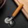 Knife for pizza and dough the delaboration "Retro", 16 cm, two blades, beige color