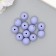 Busina silicone "Round" lilac-blue d = 1.2 cm