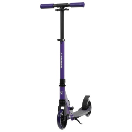 Самокат городской GRAFFITI Comfort Lux 145, колёса PU 145 мм, перед. амортиз, ABEC 9 Carbon-1