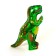 Foil ball 25 "Dinosaur Allozaur", the color is green, under the air