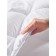 Guten Morgen Soft blanket, size 140x205 cm, white color