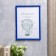 Photo frame plastic L-4 21x30 cm blue (plastic screen)