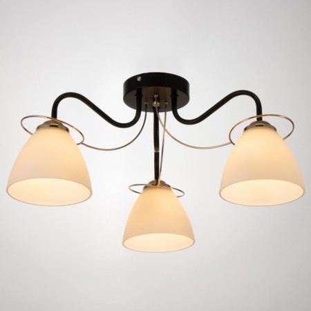 Aliseo chandelier 3x60W E27 Black-Zoloto 54x54x24 cm Bayerlux-1