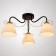 Aliseo chandelier 3x60W E27 Black-Zoloto 54x54x24 cm Bayerlux