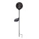 Lamp on the solar battery "Eurohant", "Damascus" 10x75 cm, IP44, 1 LED, t/white