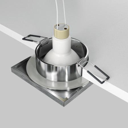 Building lamp Technical DL083-01-GU10-SQ-S, GU10, 1x50 W, 84x84x29 mm, silver-5