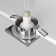 Building lamp Technical DL083-01-GU10-SQ-S, GU10, 1x50 W, 84x84x29 mm, silver
