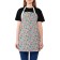 Apron kitchen with a photo print "Striped Easter Eggs", adjustable, size OS