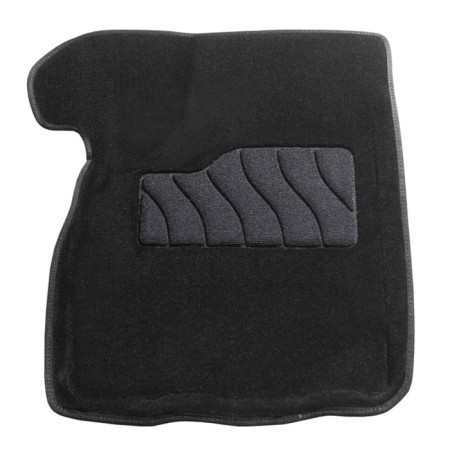 3D mats for Lada Priora, 2007-2018, black, kit-1