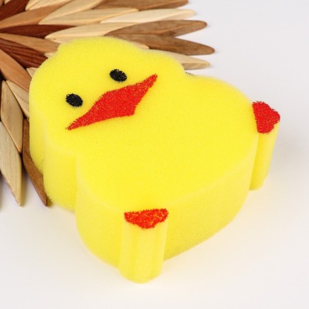 Baby sponge for bathing "chicken", foam-3