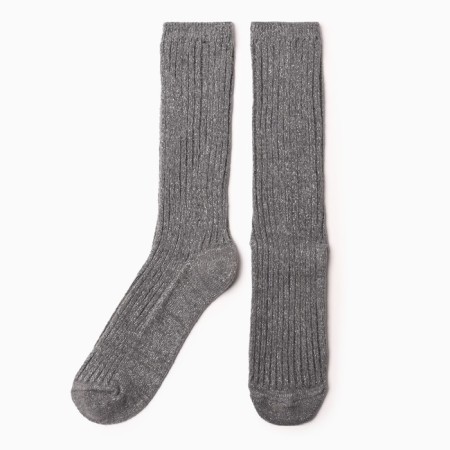 Women's socks "Hobby Line", gray color, river 36-40