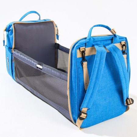 Bag-rug with a changing rug, blue color-4